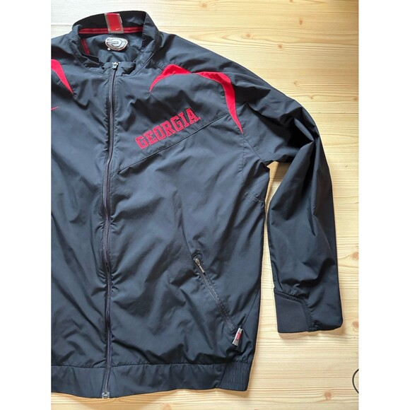 Georgia Bulldogs Nike Jacket Mens L Red Full Zip Jacket NCAA SEC - Picture 3 of 11